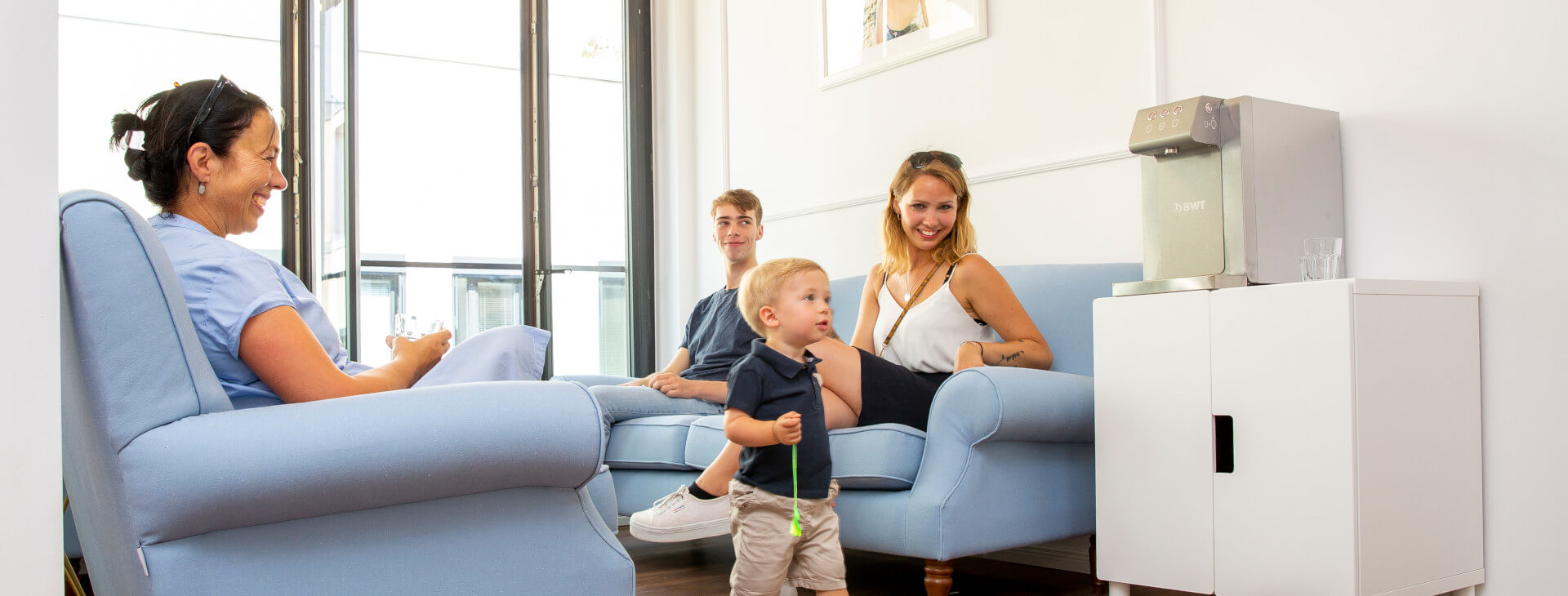 Wartezimmer der KFO Hanseatic Smile